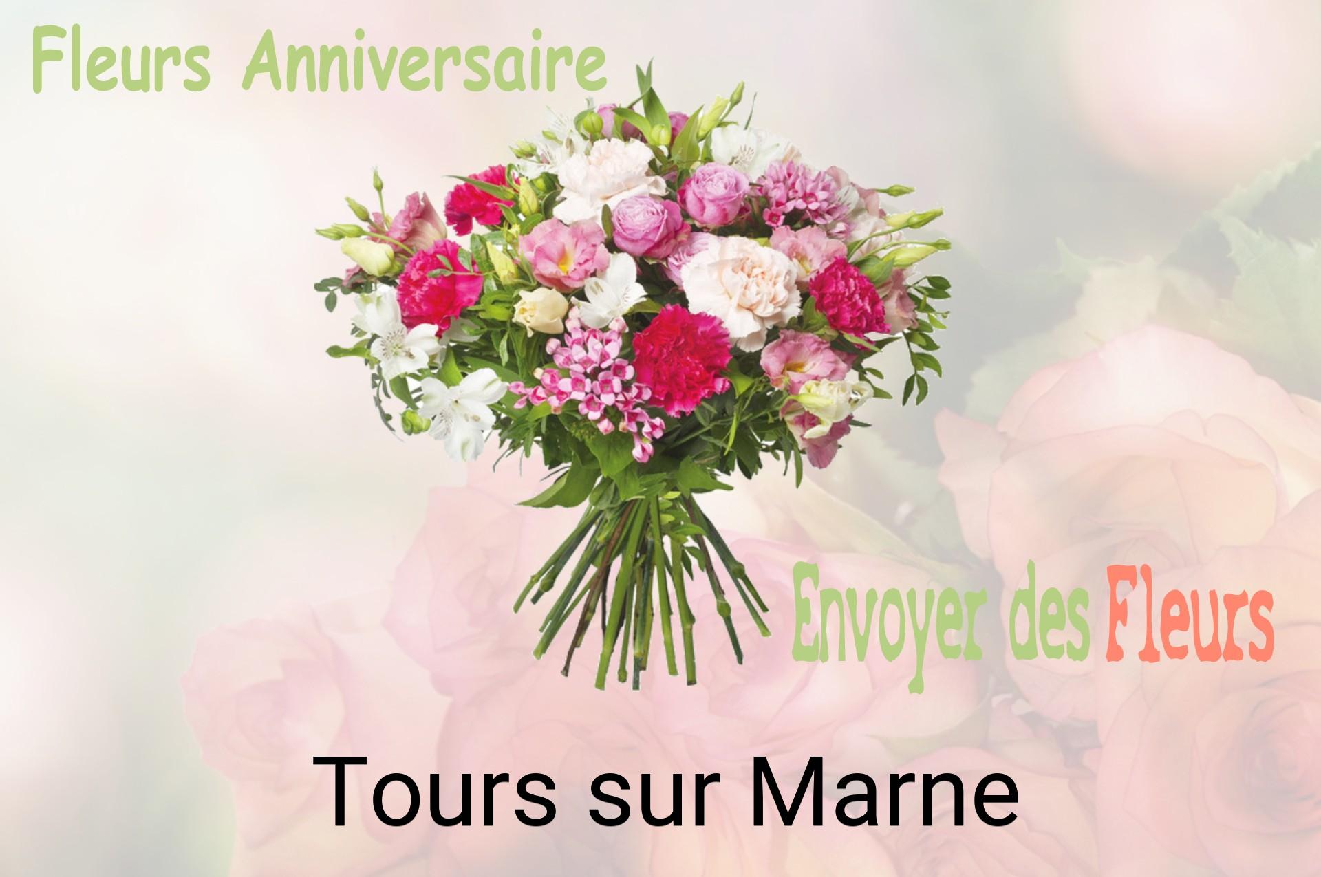 Bouquet de fleurs d’anniversaire livré à Tours-sur-Marne