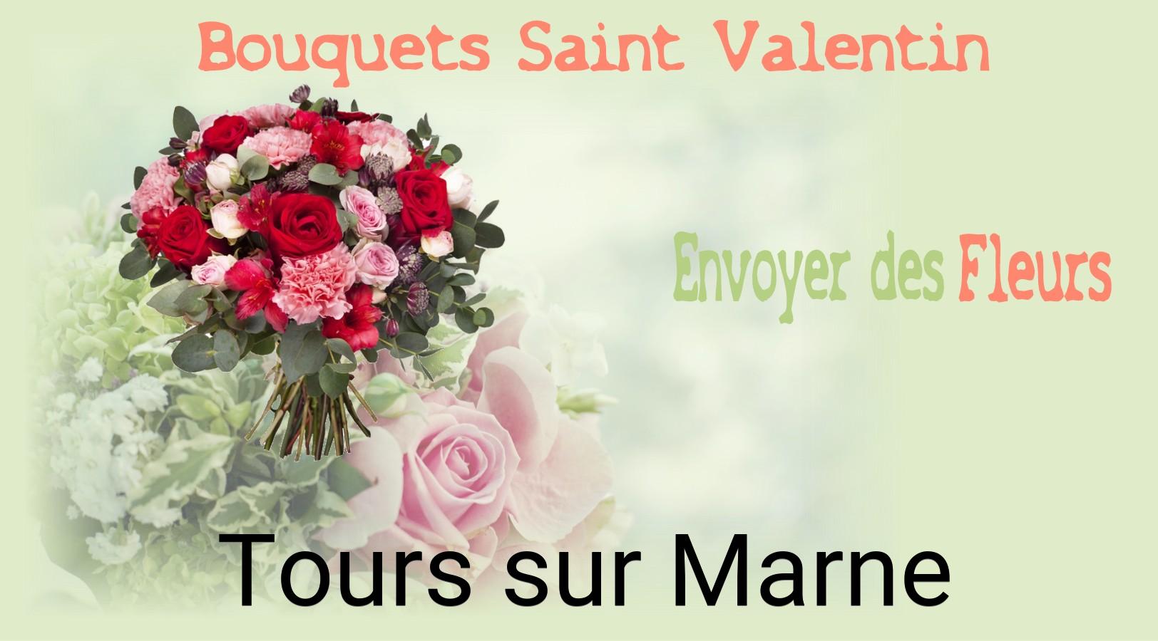 Roses de Saint-Valentin livrées à Tours-sur-Marne